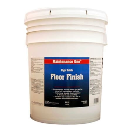 General Paint Maintenance One High Solids Floor Finish, 5 Gallon Pail - 512734